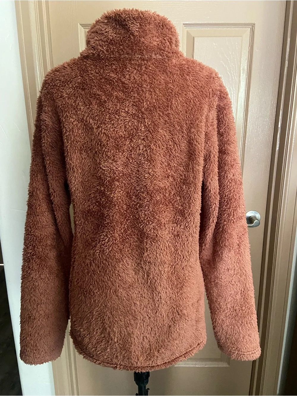 Patagonia Plush Half-Zip Pullover in Rusty Brown